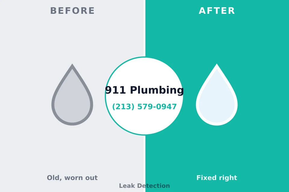 Before and after: plumbing repair Elmore, AL